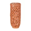 jarron naranja de ceramica terracota